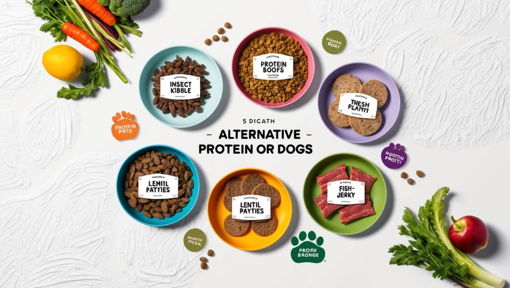 Alternative protein options for dogs - exploring safe and nutritious meat substitutes.