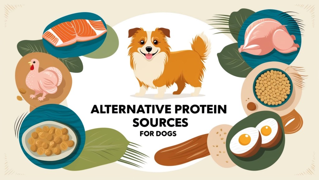 Alternative protein sources for dogs - nutritious options beyond traditional meat.