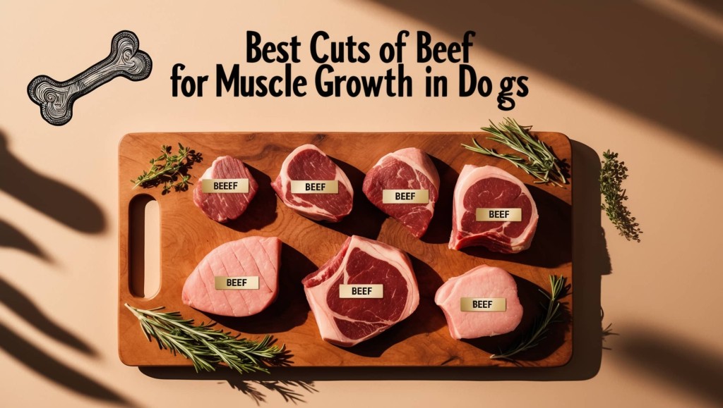 Best cuts of beef for muscle growth in dogs to enhance strength and health.