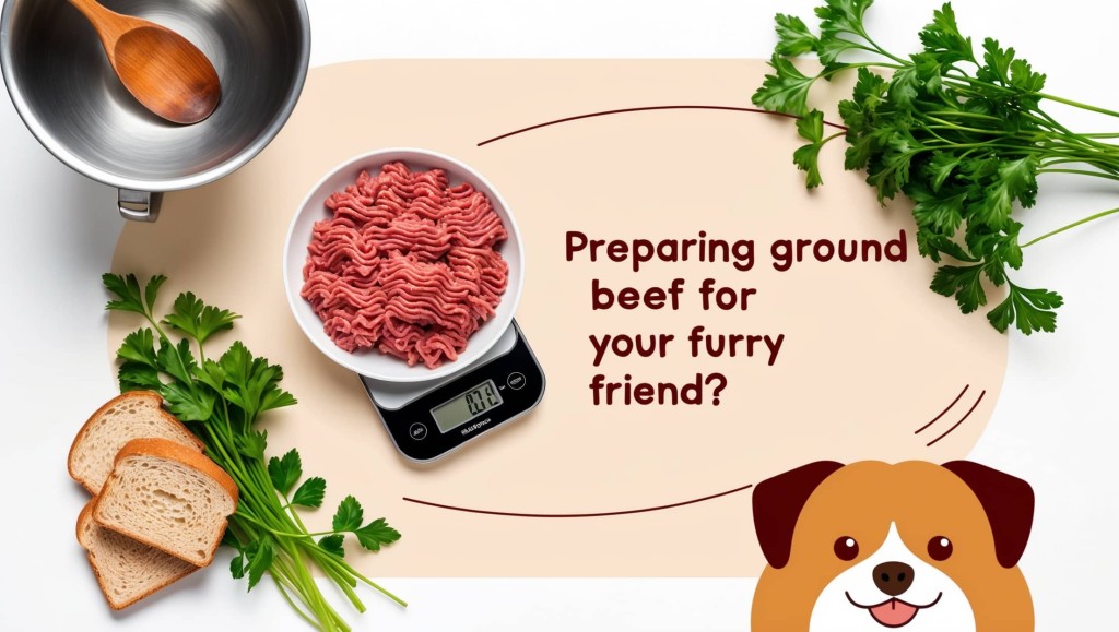 Health benefits of feeding ground beef to dogs - nutritious and safe feeding tips.