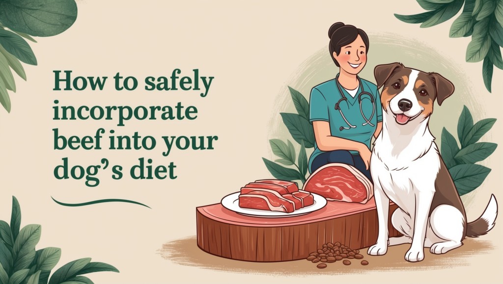 How to safely incorporate beef into your dog’s diet – portion control, cooking tips, and balanced meals.